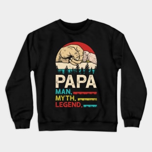 PAPA The Man The Myth The Legend T-Shirt **Name Can Be Customized** The Man The Myth The Legend, Papa, Papa Gift, Father's Day Crewneck Sweatshirt